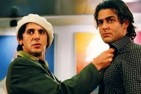 آواز هنرمندانه؛ پشت صحنه رقص امین حیایی و محمدرضا گلزار که سال 1382 ترکوند