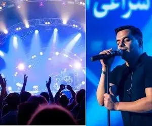 آواز پر طمطراق؛ رضا بهرام تو کنسرتش می خونه عاشق نمیشدم کل سال میگن عاشق شدم ببن