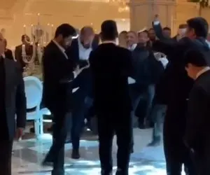 آواز محلی؛ عروسی حسن یزدانی تو کرج با رفقاش مازنی میرقصن تو لباس دومادی