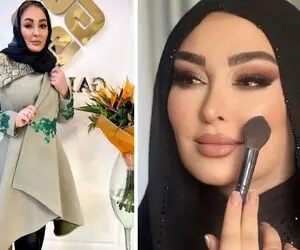 وقتی فالوور با دیدن این عکس الهام حمیدی مغزش قفل میکنه؛ برق چهره وی واقعا عجیبه