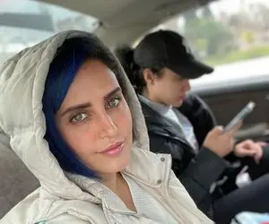 (عکس) الناز شاکردوست اینبار با موهای سبز!