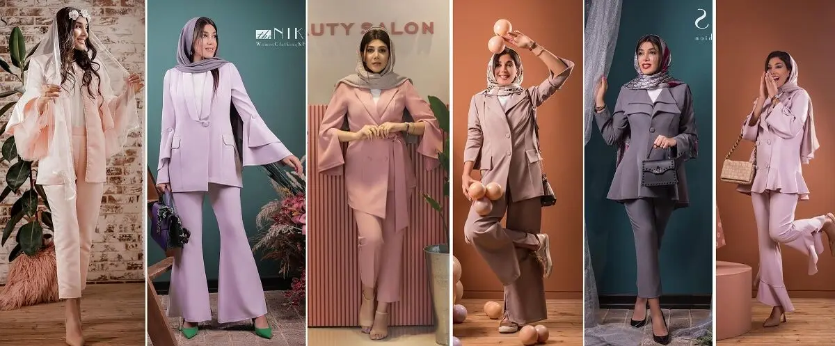استایل مونوکروم با مانتوی کتی