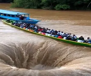 معماری طبیعت؛ گرداب قایق و آدماشو خورد