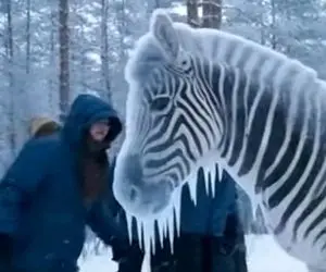 معماری طبیعت؛ گورخر رو قندیل زده وسط جنگل پیدا کردن سامورایی نجاتش دادن