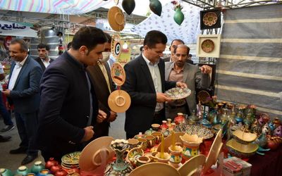 برپایی نمایشگاه صنایع دستی در پارک ایران کوچک