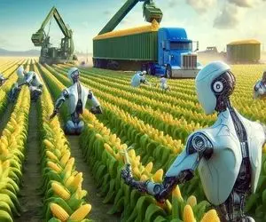 کشاورزی نوین؛ برای چیدن بلال و هویج 200 هکتار زمین ربات آوردن تو 20ثانیه تموم شد