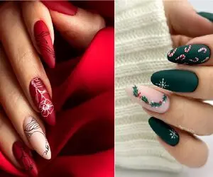 ایده های جذاب برای ناخن یلدایی چشم فک و فامیل درار/ یبار بزنی دیگه پاکش نمیکنی