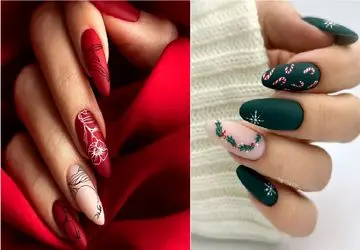 ایده های جذاب برای ناخن یلدایی چشم فک و فامیل درار/ یبار بزنی دیگه پاکش نمیکنی