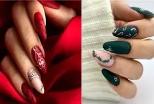 ایده های جذاب برای ناخن یلدایی چشم فک و فامیل درار/ یبار بزنی دیگه پاکش نمیکنی