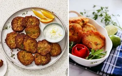 کوکو سیب زمینی بدون تخم مرغ / خوشمزه ترین غذایی که خیلی فوری آماده میشه