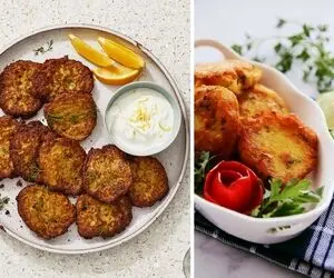 کوکو سیب زمینی بدون تخم مرغ / خوشمزه ترین غذایی که خیلی فوری آماده میشه