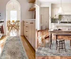 بهترین فرش برای آشپزخانه / با این مدل ها پاهات موقع ظرف شستن خسته نمیشن انگار رو ابری