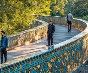 تحول حیرت انگیز طراحی پل به سبک معماری ایرانی در خارج از ایران به ستوه میای با دیدنش