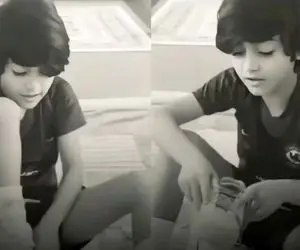 آواز جگرسوز؛ پسره ده سالشم نیست صداش مهره مار داره آهنگ میخونه بزرگا عاشقش شدن