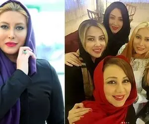 دورهمی فریبا نادری با رفقای ژذابش تو دلی جووون؛ خانوم بعد ستایش شده ماه محفل هااا