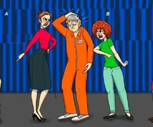 هوش تصویری؛ اگه فکر میکنی زبل و باهوشی بگو زن و بچه این آقای زندانی کیه؟