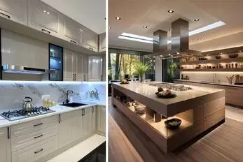 انواع سبک کابینت مد 2025 برای منازلی با آشپزخانه بینهایت زیبا؛ ظاهر اشرافی با جنس ناب