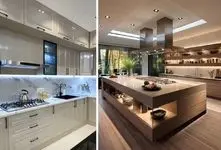 انواع سبک کابینت مد 2025 برای منازلی با آشپزخانه بینهایت زیبا؛ ظاهر اشرافی با جنس ناب