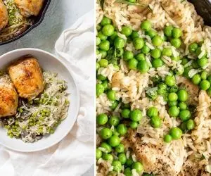 طرز تهیه پلو مخلوط با نخود فرنگی و مرغ / یه قاطی پلوی بهاری ساده و خوشمزه