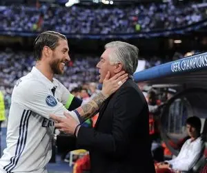 آنچلوتی: نمی‌توانم رئال‌مادرید را بدون راموس تصور کنم