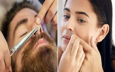 از بین بردن موهای رو و داخل بینی به صورت دائمی / بدون نیاز به لیزر فقط با جوش شیرین