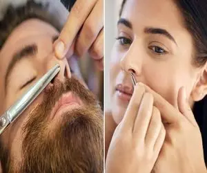 از بین بردن موهای رو و داخل بینی به صورت دائمی / بدون نیاز به لیزر فقط با جوش شیرین