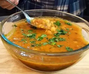 آموزش آشپزی؛ خوراک نخود که 1000 بار خوشمزه تر از گوشت