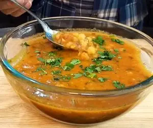 آموزش آشپزی؛ خوراک نخود که 1000 بار خوشمزه تر از گوشت