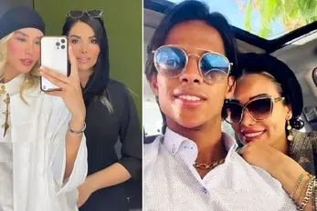 وقتی "زنِ مهدی قائدی" از دبی تا تهران زمین تا آسمون فرق کرده؛ آبجی خانوماش چه وِلولن!