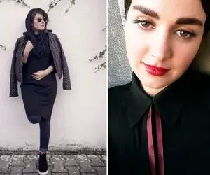 وقتی افسانه پاکرو فرفریاشو میریزه تو صورتو غوغا میکنه؛ مانتوشو چه بالا پایییین دوخیدن!