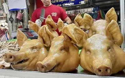 غذای خیابانی؛ با خوک نجس العین کله پاچه پختن رستوران یا شکنجه گاه با گوشاشم سوپ میپزن