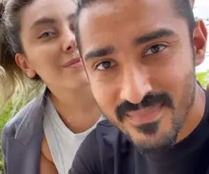 سادگی و در عین حال خوشگلی همسر رضا قوچان نژاد اما با لباسی بدن نما! +عکس