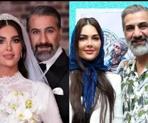 آواز احساسی؛ اولین عکس از محمد نادری و زنش بعد از ازدواج انگاری قهره