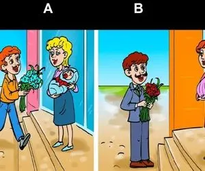 هوش تصویری؛ اگه زدی رو دست هرچی تیزهوشه بگو کدوم از این زن و شوهر فقیرن؟