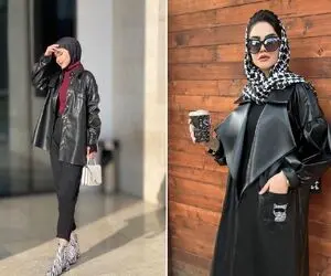 با پالتو چرم چی بپوشیم؟ / اینجوری حرفه ای باید ست کنی که شبیه لواشک نشی یه وقت خانوم