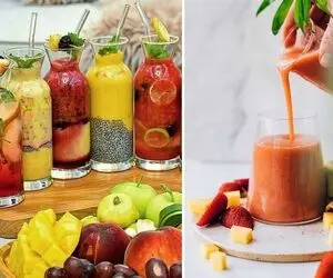 چند اسموتی فوق العاده با میوه های تابستونی / طعم بی نظیر و دستور تهیه راحت و فوری