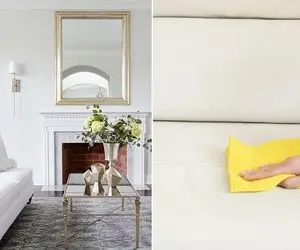 ترفندهای تمیز کردن مبل سفید و روشن/ با این روشها مبلها رو مثل روز اول تحویل بگیر