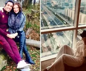 زن سپهر حیدری تو دبی چه برو بیایی راه انداخته؛ بدنسازی چه خانوم رو فرم آورده!