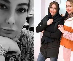 "فریبا نادری" سولار رفته در حد تَه تیگ با یه شال خوشرنگ تیپ زد؛ فتوشاپ زپرتی خانومو!