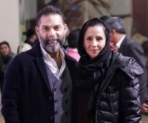 (عکس) تصویر دو نفری و عاشقانه پیمان معادی و همسرش