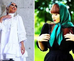 چه مهمونی چه زیر شال و مقنعه سه سوته موهاتو خوشگل ببند؛ به اندام من چه مانتویی میاد؟