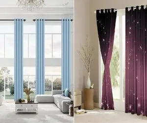 پرده پانچ ساده برای خاص پسندا / پذیرایی های لول میخای این پرده رو نصب کن