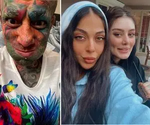 هدیتا همخونه خوش بادیِ تتلو که سحر چشاشه؛ حمله وحشتناک قریشی با تتو به خودش!