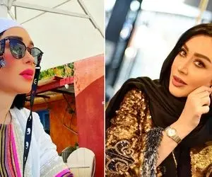 "سارا منجزی" بازیگر ساده سریال گاندو تو اینستا چه بلاییه؛ تیپ پلنگ صورتی و سیس غربیشُ!