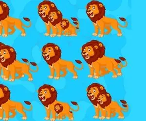 بازی فکری؛ اگه خدای هوش و استدلالی بگو تو تصویر چند تا سلطان جنگل هست