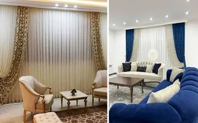انواع مدل پرده سالنی، مختص جذاب پسندها؛ از کلاسیک تا مدرن‌ترین انتخاب ها برا پذیرایی