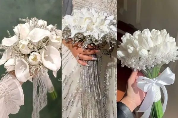 دسته گل های لاکچری و خاص عروس 2025؛ امسال همه دنبال اینا میگردن خیلی ترند شدن