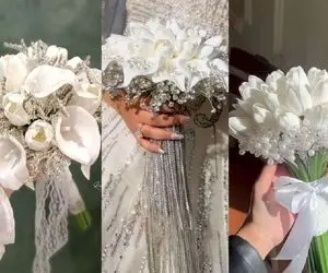 دسته گل های لاکچری و خاص عروس 2025؛ امسال همه دنبال اینا میگردن خیلی ترند شدن