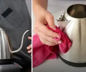 ترفندای ساده خونگی برای تمیز کردن کتری / رسوبش رو از بین ببر خودش رو هم برق بنداز