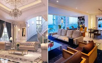 طراحی داخلی آپارتمان 200 متری؛ شیک ترین ایده ها برای دکوراسیون خانه های بزرگ و دلباز